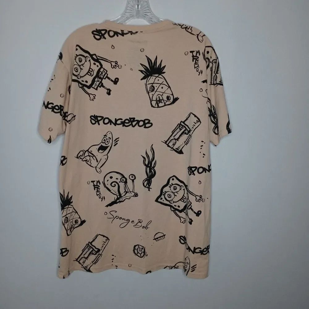 Nickelodeon Sponge Graphic Tee Size L - Picture 6 of 6